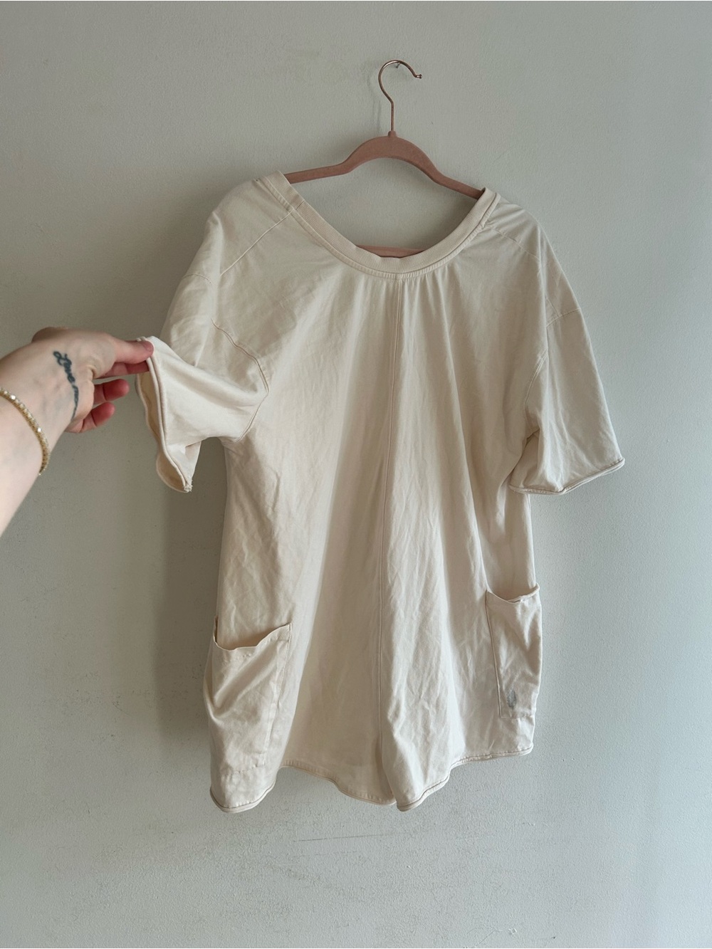 Free People Hot Shot Reversible Tee Romper